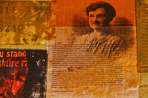Anzac Quilt detail