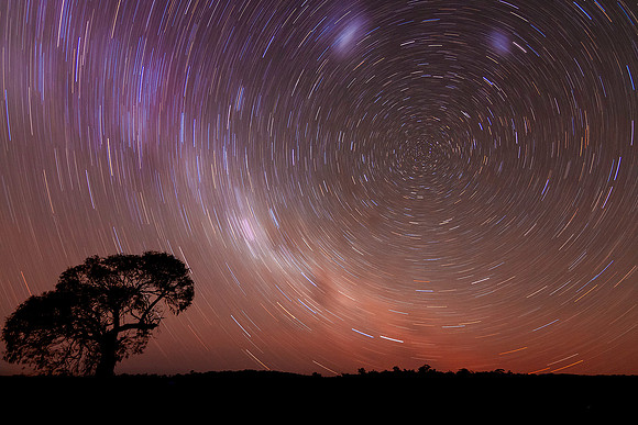Milky Way Star Trails